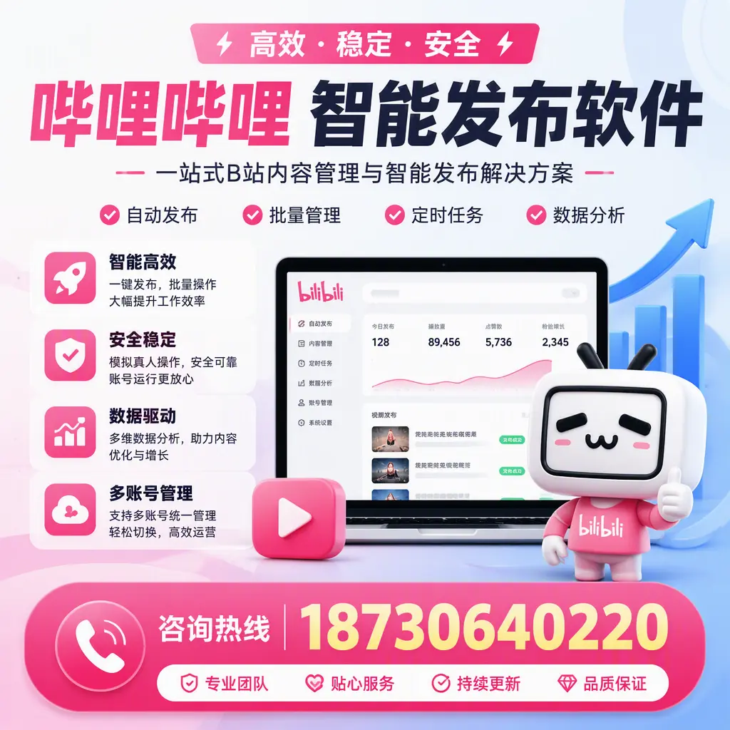 哔哩哔哩智能发布软件适用场景分析：在 海西 的最佳实践